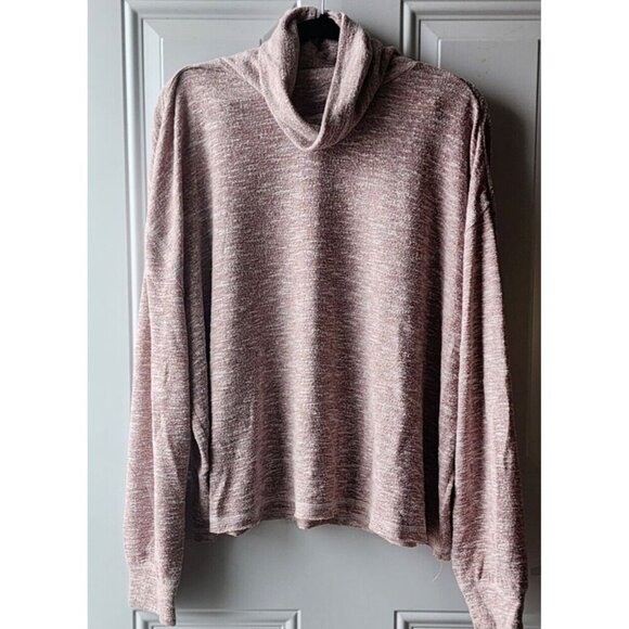 Universal Thread Pullover Sweater Size XXL Tan Heather Turtleneck Soft - Picture 3 of 15